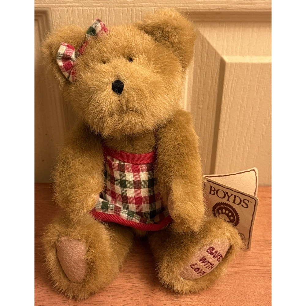 Boyds Bears Truly B Scrumptious Baked with Love Plush Jointed Bear